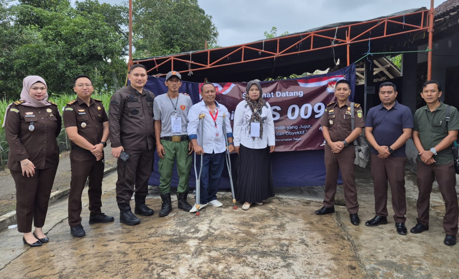 Plh. Kajari Kabupaten Blitar Bersama Jajaran Pantau Pilkada 2024, Wujudkan Pilkada Damai