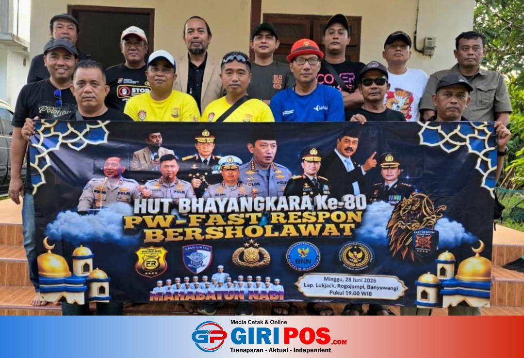 Peringati Hari Bhayangkara ke-80, PW-FRN Hadirkan Sholawat Akbar Berskala Nasional di Banyuwangi