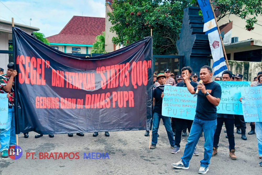 Soal Pengadaan Gedung Baru T.A 2020 DPUPR Blitar, Ormas GPI Tuntut Gedung di Segel dan Dikosongkan